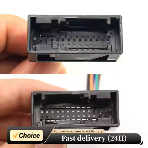 12V Rearview Camera Adapter RGB To AV Reverse Camera Interface Reversing Camera Signal Converter for