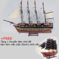 Mô hình thuyền chiến cổ Jylland (Thân: 60cm)