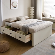 Tatami Bed Frame No Headboard Bed Skeleton Arrangement Platform Bed With Drawers Tatami Bed