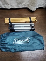 Coleman 露營摺疊木枱 wood mini table