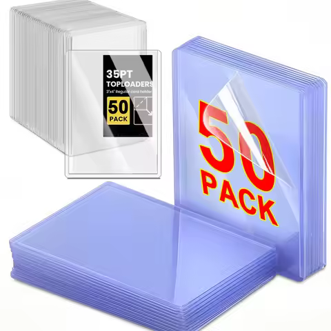 1/25/50Pcs 35PT Clear Kpop idol Photocard Sleeve Anti-scratch 3X4" PVC Gaming Trading Card HD Plasti