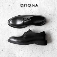 DITONA Derby shoes, Modern Derby style, full-grain Nappa cowhide, height increasing for men 4cm (D2)