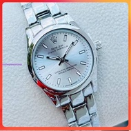 Stock baru【Datejust】 Rolex Jam tangan perempuan quartz analog women's Watches 32mm stainless steel n