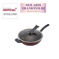 Happycall 30cm (Induction Compatible) Solaris Diamond Skillet Wok Pan + Lid 4900-0153