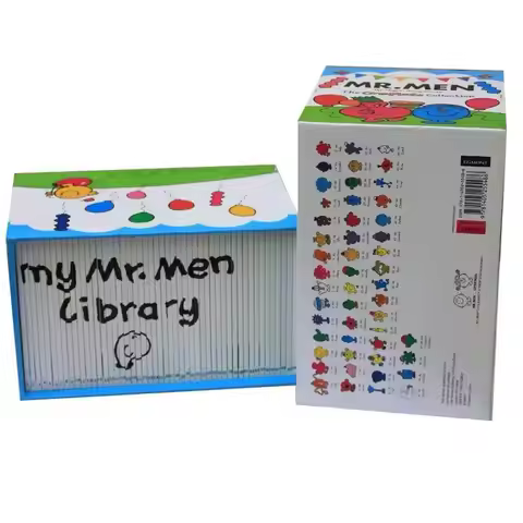 Little Miss 37 Books Mr. Men 50 Books English Story Picture Books Baby Bedtime Stories Manga Book En