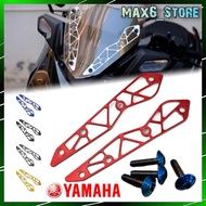 Yamaha XMAX250 V2 Windshield Bracket CNC Alloy With Screw Titanium Set XMAX V2 Windscreen Visor Bracket Holder Bracket X