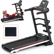 Ksports Treadmill Bundle | Electric Folding Incline Treadmill with Auto/Manual Incline, Sit Ups Rack