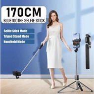 170cm Selfie Stick Tripod Mobile Phone Holder Monopod Bluetooth Remote Shutter Portable Tripods Tikt