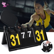 Baskeball Tennis Volleyball Scoreboard Digit Flip Scoreboard Table Top Scoreboard For Outdoor Sports