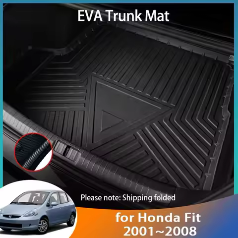 For Honda Fit GD3 GD1 2006 2007 Jazz Hatch 2001~2008 Accessories Car Rear Trunk Mat Floor Tray Liner