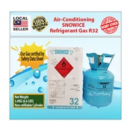 SNOWICE Refrigerant gas for air-conditioning/ Gas untuk aircond R32 3.0KG (6.6 LBS)