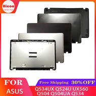 New Laptop LCD Back Cover Top Case For ASUS Q504 Q504UA Q534 Q534UX Q524U UX560 Oringinal Touch Laptops Silver Black