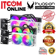 INVASION FROST VISION 240 360 240mm 360mm AIO WATER COOLING BLK/WHT