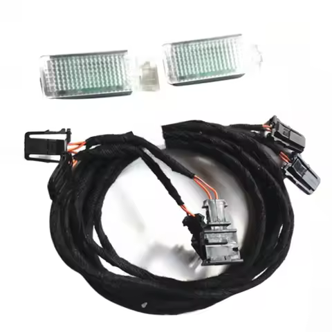 LED Footwell Light Foot Lamp Cable Wiring Harness for PASSAT B7 B8 CC Golf 7 MK7 7.5 Jetta Tiguan MK