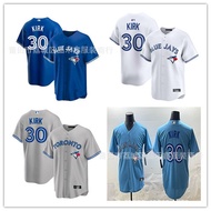 Fast ShippingToronto blue jays Toronto blue jays Men's 30 Kirk Baseball Uniform Embroidered Jersey