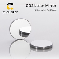 Cloudray 500W Co2 Laser Si Reflective Mirrors Lens Refiectivity 99.6% Black-Coating Reflector Lens f