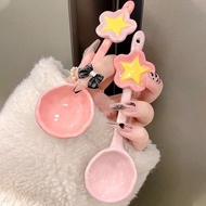 Spoon Soup Fairy Food Spoon~ins Cute Girl Pink Dream Star Ceramic Dessert Rice Coffee