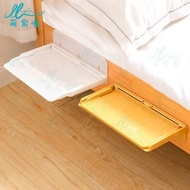 Bedside Shelf Punch-Free Bedside Wall Storage Artifact Wall-Mounted Foldable Bedroom Bed Wall-Mounted Shelf