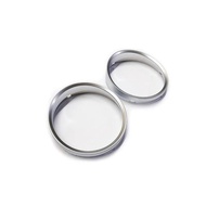 Matt Silver M5 Style Dashboard Dial Gauge Rings Bezel Trim For BMW E60 E61 Pre-facelift Models (VDO 