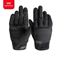 MOTOTEC ถุงมือขับมอเตอร์ไซด์  MT-RG01  ผ้าไมโครไฟเบอร์ น้ำหนักเบา ระบายอากาศดี ใส่สบาย เหมาะสำหรับ B