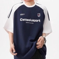 【✅READY STOCK🇲🇾】400gsm 100% Cotton Unisex Oversized T-shirt plus size Couple Tees baju lelaki现货纯棉重磅宽