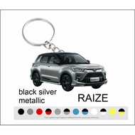 raize 2d keychain multi color