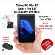 Tablet PC Mini PC Gole 1 Pro 5.5" J4125 8/128GB Wifi 6.0 Dual HDMI