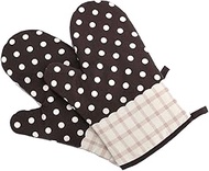 Garden gloves High Temperature Oven Gloves, Heat-insulating Gloves, With Built-in Cotton Lining, Suitable For Microwave Oven 18 * 28cm (one Pair) (Color : A, Size : 18 * 28cm)