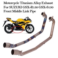 ☠For SUZUKI GSX-R150 GSX-S150 GSX150R GSXR Motorcycle Titanium Alloy Exhaust Modified Motor Esca X⚜