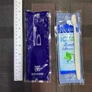 Thai Airways Sparkle Icy Mint Toothbrush + Toothpaste Set Portable (Expiration Date 4/2028)