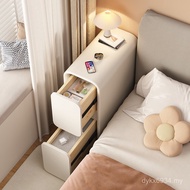 Style Household Bedside Table Small Things Bedroom Cabinet Storage Bedside Table Cream Modern Simple