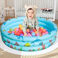 3 Rings Inflatable Round Swimming Pool Children Bathtub Kids Pool Swim Pool 90/120cm Swimming Pool