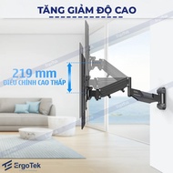 ErgoTek E888 Multifunctional TV Mount - Height Lift 34'' - 55''Inch/TV Mount Latest Version 2026