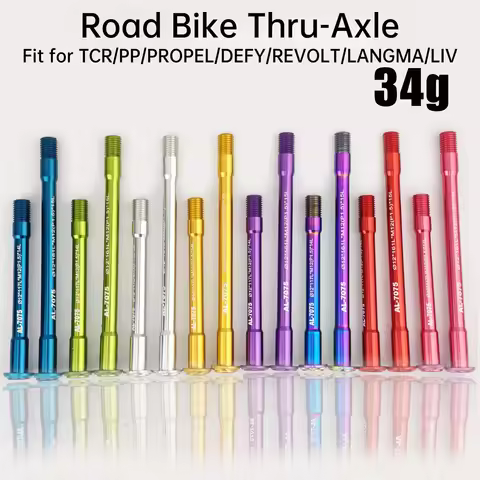 Road Bike Ultra-Light Thru-Axle 34g Fit for Bicycle Series GIANT TCR PP PROPEL DEFY REVOLT LANGMA LI