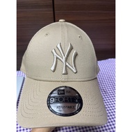 NE 9 Forty Latte Tonal Logo Baseball Cap Adjustable Strapback