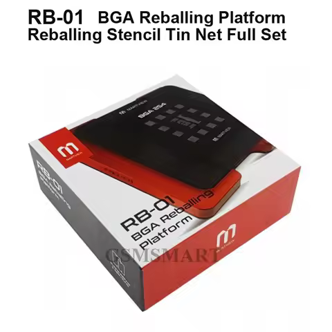 Martview RB-01 Reballing Stencil Tin Net Full Set for EMMC/EMCP/UFS BGA153/162/169/186/221/254 With 