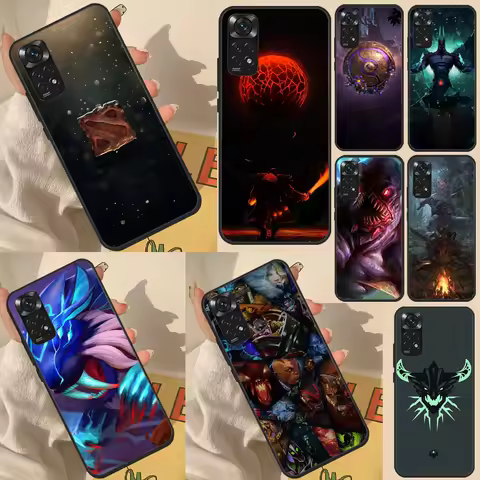 Game Dota 2 Case For Xiaomi Redmi Note 10 Pro Cover For Redmi Note 11 Pro 8 9 10S 11S 10A 10C 9A 9C 