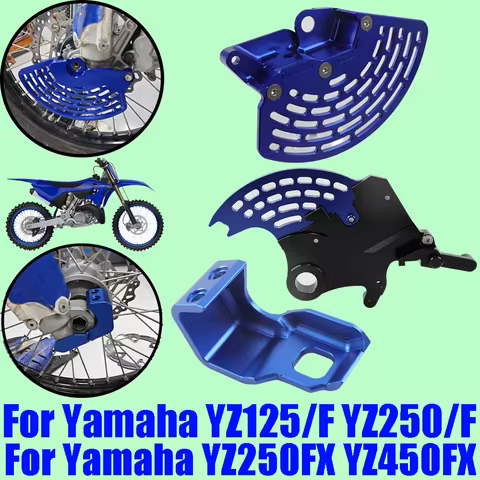 Motorcycle Accessories Front Rear Brake Disc Guard Protector Fork Bottom Shoe Guard For YAMAHA YZ 12