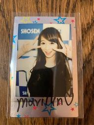 白石茉莉奈 Shiraishi Marina 簽名 拍立得