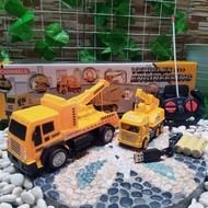 Mainan Rc Car Truck Crane - Mobil Truk Derek polisi Remote Control