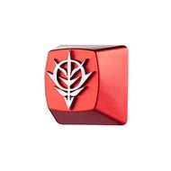 WW keycap Gundam Metal keycap Set, Keyboard Cap, UC0079 EFSF RX78 Zeon ZAKU Gundam, Suitable for Com