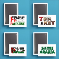 Fridget Fridge Magnet Souvenir By Country Asia Saudi Arabia Dubai Qatar Palestine Fridge Magnet