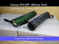 LED軍用強光電筒 Convoy S21A. 2300 lumens. Powered by 21700 lithium battery
