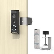 Anti-Theft Door Mount for Eufy E340, No-Drill Aluminum Alloy Bracket with Eufy Doorbell E340