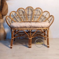 Sofa Chair Natural Rattan Flowerdaun Rattan Lounge Sofa/