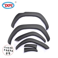 Universals Flexible Car Accessories  ABS 4x4 Plastic Black Wheel Arch Fender Flare  HILUX/REVO 4DR