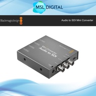 Blackmagic Design Audio to SDI 2 Mini Converter | Embed Audio into up to 1080p SDI Signals
