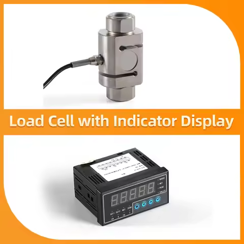 S Type Load Cell Sensor with Indicator Display Weighing Compression Sensor 200KG 300KG 500KG 700KG 1