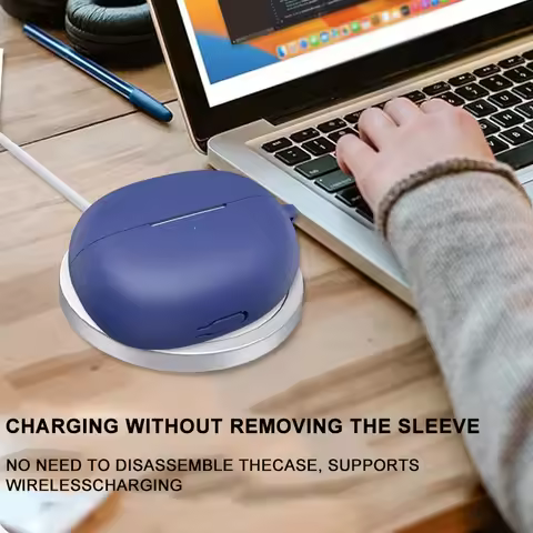 Wireless Earbuds Cover for EarFun Clip Silicone Soft Protective Shell for EarFun Clip Shockproof Cas