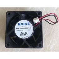 [Ready Stock Cooling Fan] Brand New BAIKEFAN DBA06025B24G DBA06025F24H 24V Inverter Cooling Fan 6025